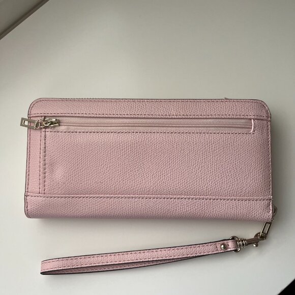 GUESS Large Zip-Round Wallet/Wristlet - Pink - Picture 2 of 3